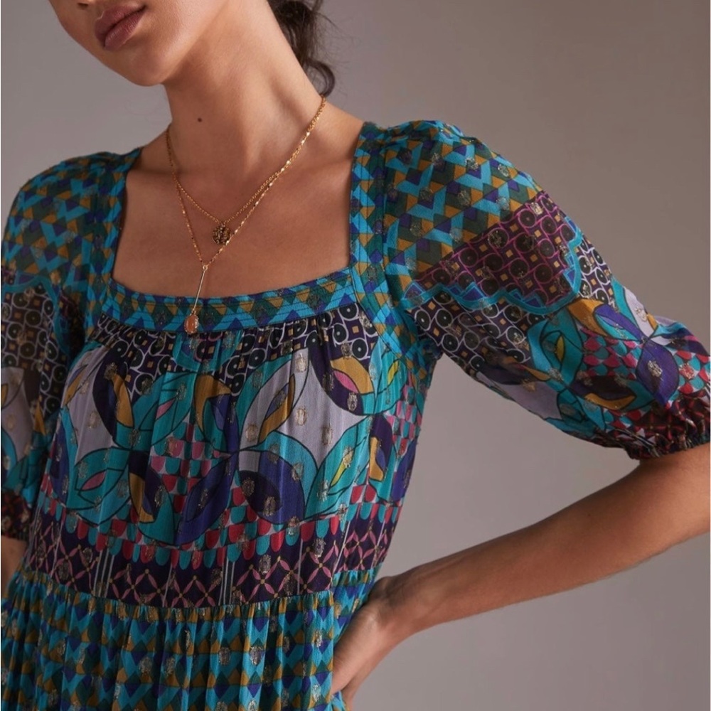 Anthropologie Boho Maxi Dress - Picture 2 of 9